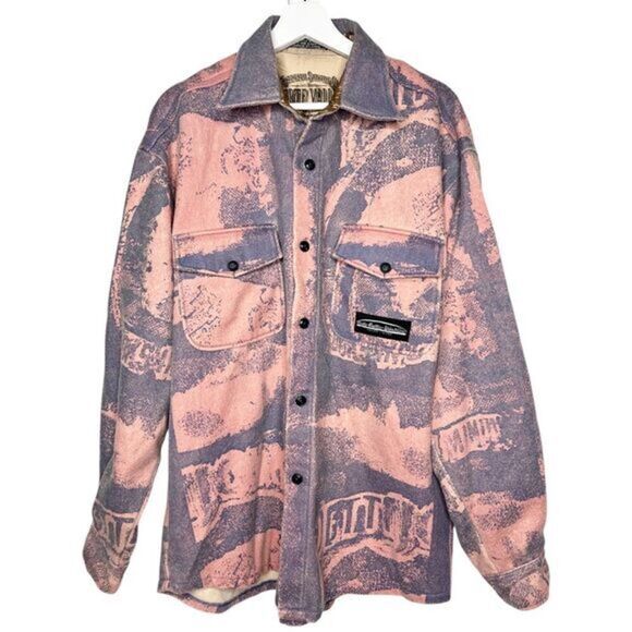Vintage‎ VERTE VALLEE Flannel Jacket Western Size Large - Picture 1 of 11